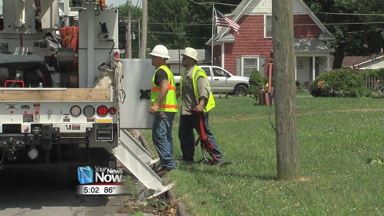 AEP working on restoring power to Lima area